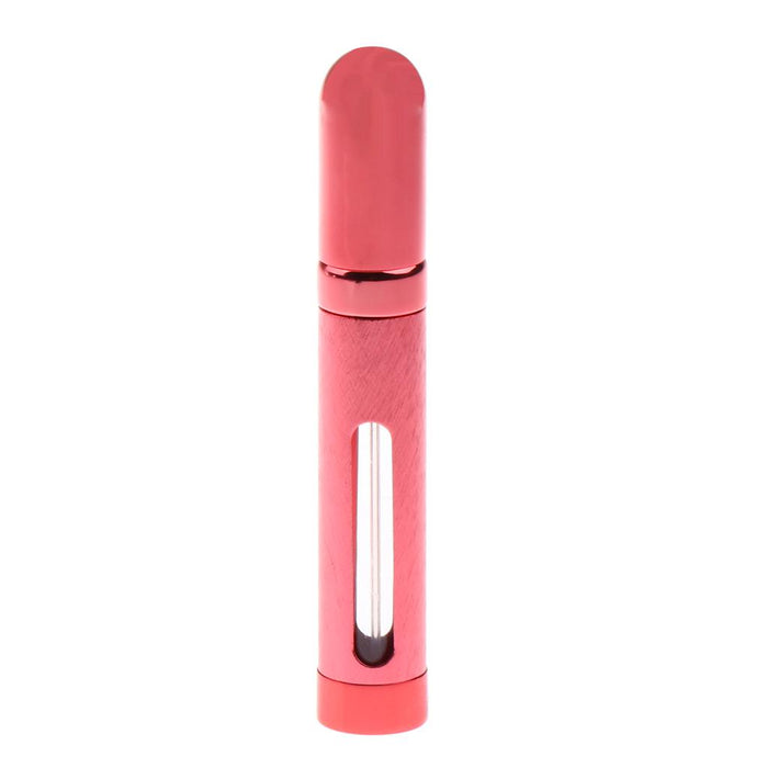 12ml Fine Mist Sprayer Bottle Makeup Atomizer with Viewing Window Red