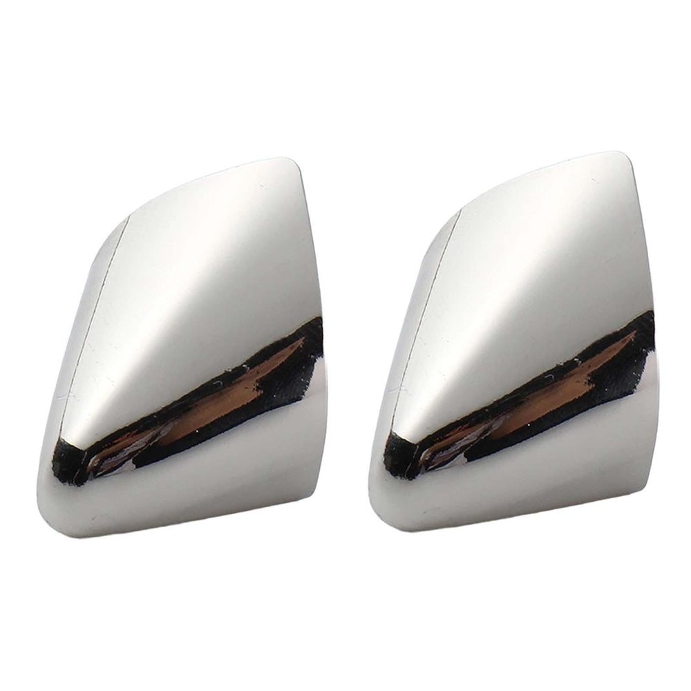 2Pcs Metal Shoes Pointed Protector Decoration Accessories High Heels Toe Cap Silver