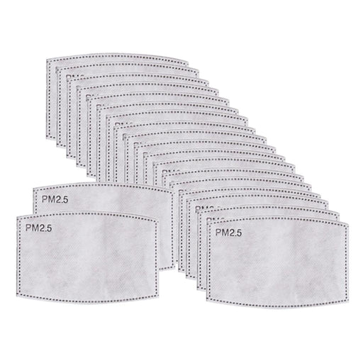 Crofta 20Piece Disposable Mouth Cover Pad Respirator Filter