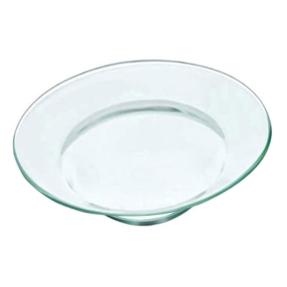 Crofta Replacement Oil Warmer Dish Clear Glass for Wax Melter Oil and Tart Warmers L