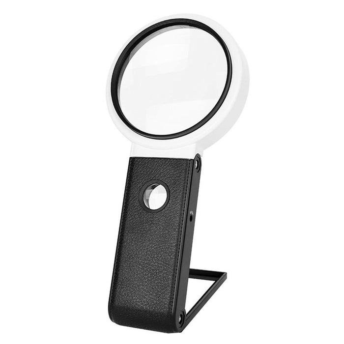 Crofta 25x Magnifying Glass for Antique Appreciation Indoor and Outdoor Observation Style B