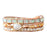 Crofta Women Ethnic PU Leather Wrap Bracelet Multi Layer Charm Unique Bead Bracelet Style B