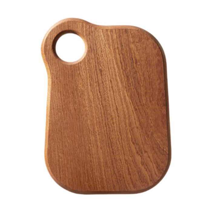 Crofta Wooden Cutting Board with Hanging Hole Household Save Counter Space Home Use S