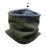 Winter Fleece Neck Gaiter Windproof Scarf Wrap for Running Motorcycle Hiking Green