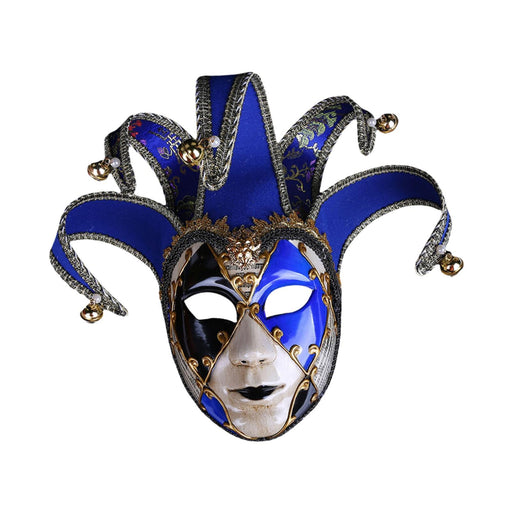 Crofta Mardi Gras Mask Carnival Mask Prom Mask Stage Performance Costume Props Blue