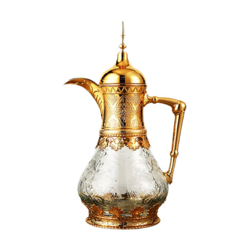 Arabian Thermal Coffee Pot Household Portable Luxury Insulated Coffee Carafe Gold