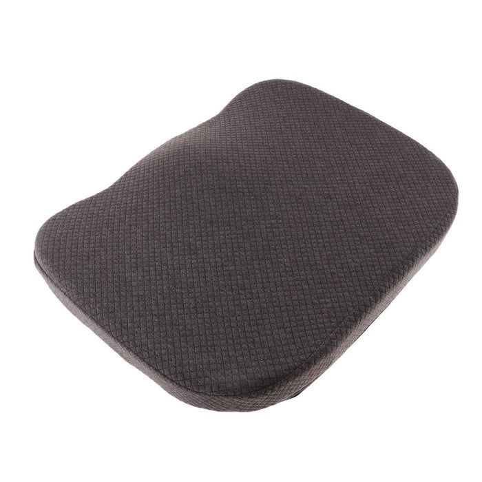 Crofta Comfort Chair Pad seat cushion with Zippered Cover for office chair Car Grey