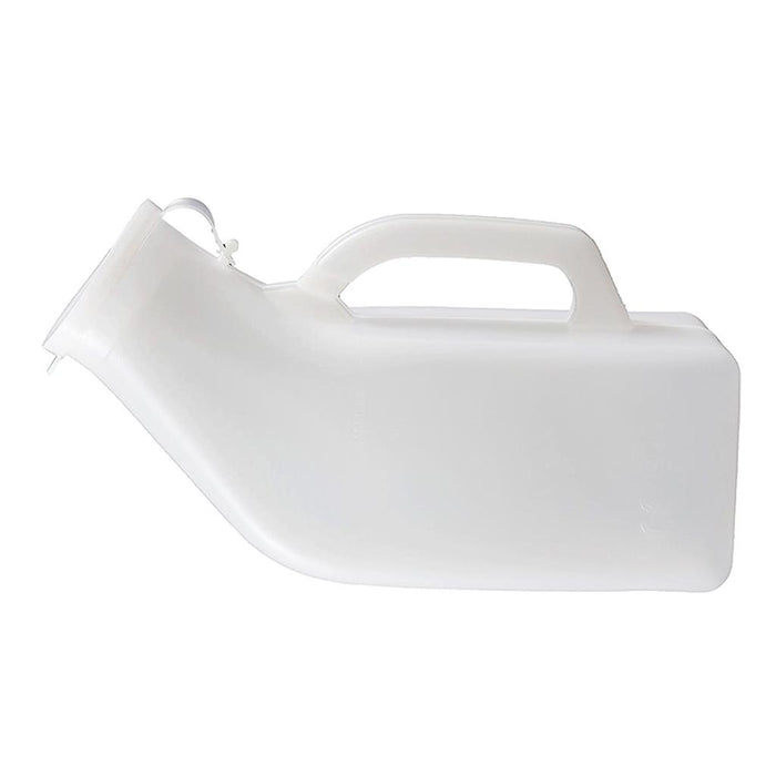 Crofta Handheld Portable Mobile Urinal Toilet Bottle  Men use white 2000ml with lid