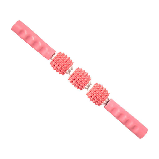 Crofta Yoga Massage Stick Multifunction Yoga Massage Column for Gym Relaxing Indoor rose pink