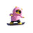 Cute Skateboard Bear Decoration for Car Gift for Drivers Sculpture Accessory pink