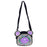 Crofta Yunnan Ethnic Flower Embroidery Ethnic Canvas Women Shoulder Bag Purple