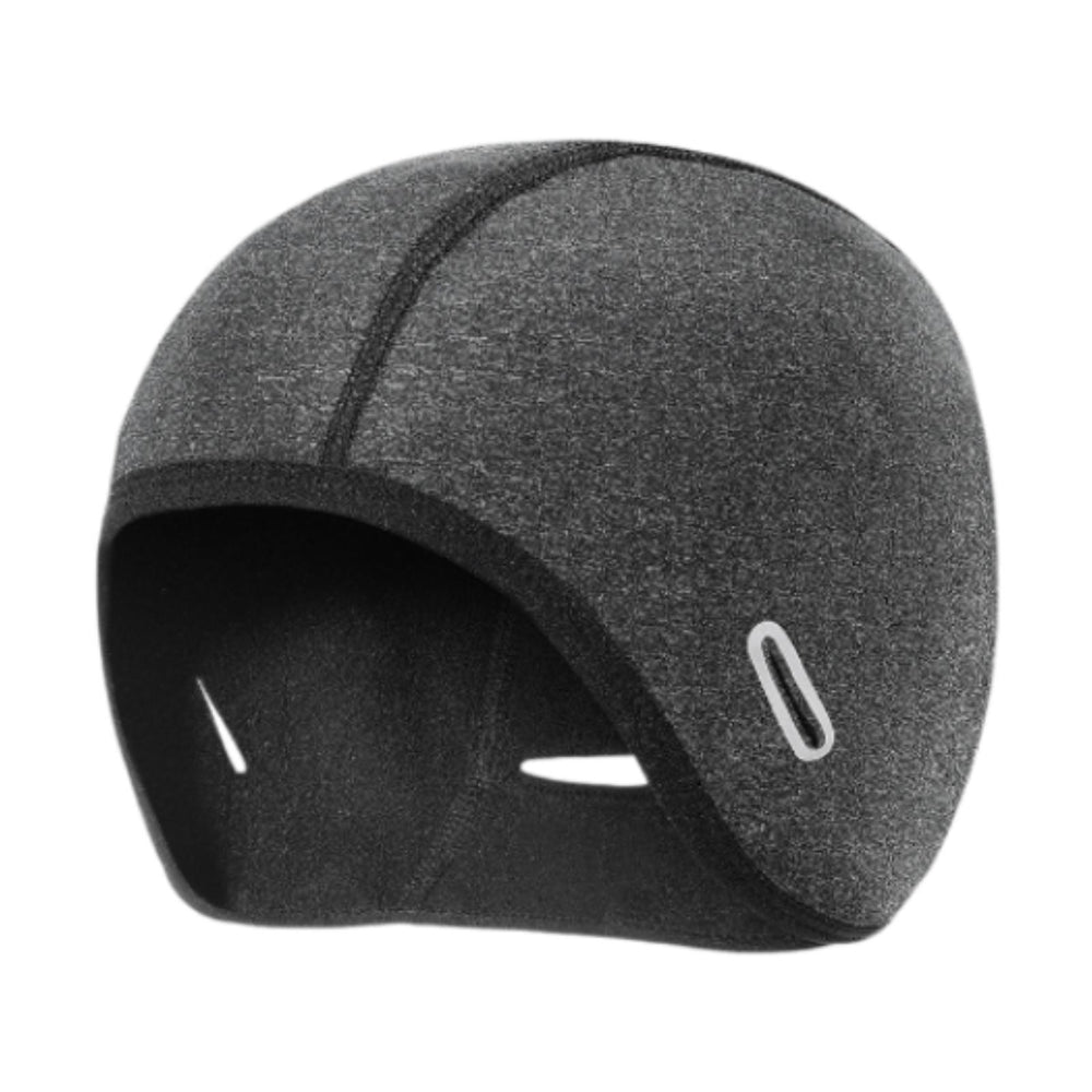 Crofta Winter Helmet Liner Cap Windproof for Outdoor Activities Skiing Motorcycling with Ponytail Hole