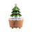 Crofta Christmas Tree Humidifier Christmas Gift 250 ml for Bedroom Living Room Home Brown