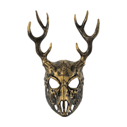 Halloween Mask Mask Creative Cosplay Costume for Adults Festival Party Bronze