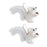 Crofta 2 Pieces Christmas Hanging Decoration Squirrel Hanging Pendant for Home Wall Style B