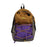 Crofta Basketball Backpack Sports Accessories Storage Bag for Swim Football Outdoor Khaki with Purple