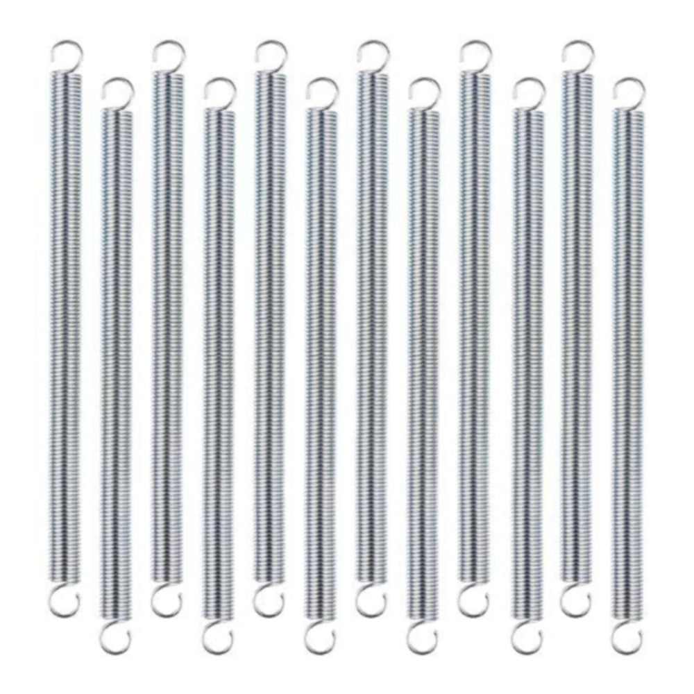 12x Extension Spring Double Hook Ends for Garage Maintenance DIY Projects