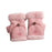 Winter Fingerless Gloves for Women Convertible Flip Top Mittens for Painting Pink