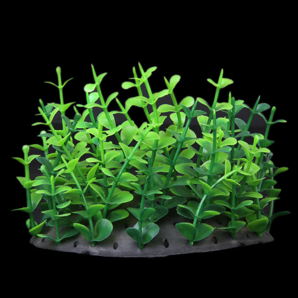 Crofta 10cm Plastic Aquarium Plants Ornament for Fish Tank