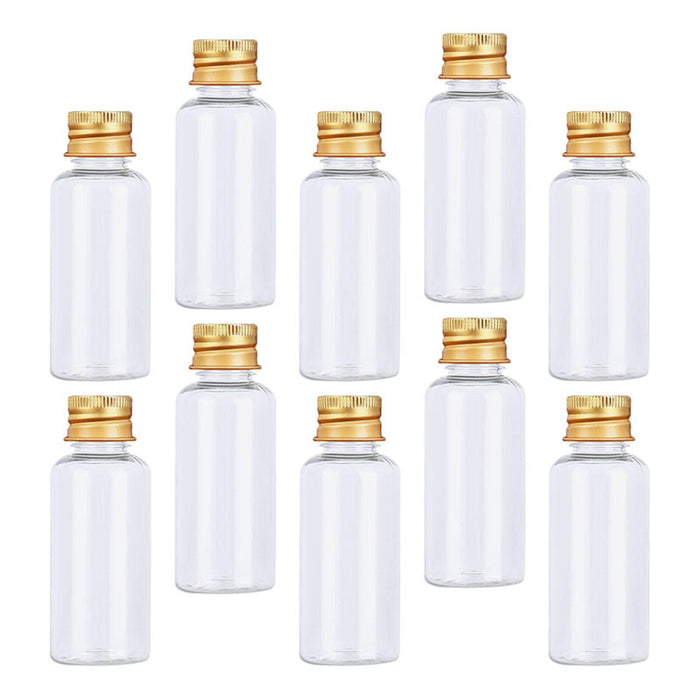 Crofta 10 Pieces Clear Liquid Sample Vial Reusable Transparent Vial Container Empty