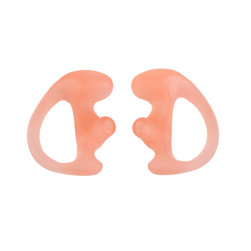 2pcs L+R Open Ear Insert Earmold for Acoustic Tube Earpiece - Size Small