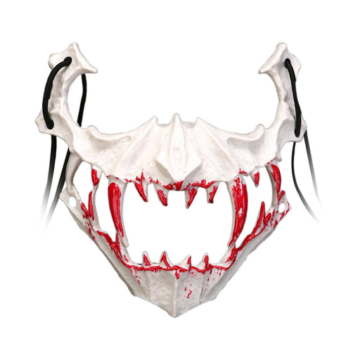 Halloween Mask Convenient Half Mask for Stage Performance Party Role Playing White