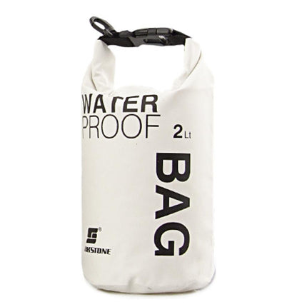 Crofta Waterproof Dry Bag Sack Pouch Kayaking Camping Rafting Floating 2L White