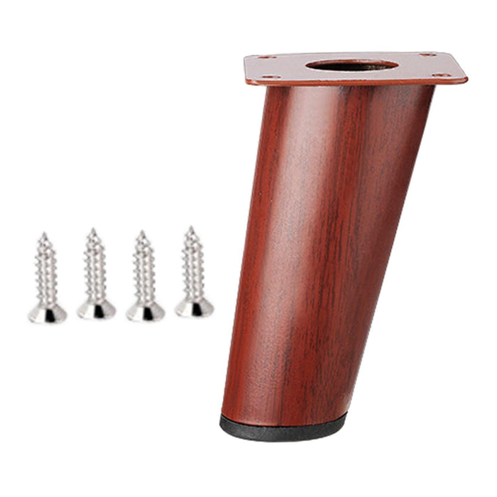 Crofta Furniture Leg Support Leg Portable Replacement Leg for Ottoman Desk Cupboard Brown Red