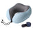 Travel Neck Pillow Memory Foam Prevent Heads from Falling Forward light blue