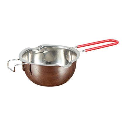 Crofta Melting Boiling Pot Double Spout Butter Melting Pot for Outdoor Home Cooking large