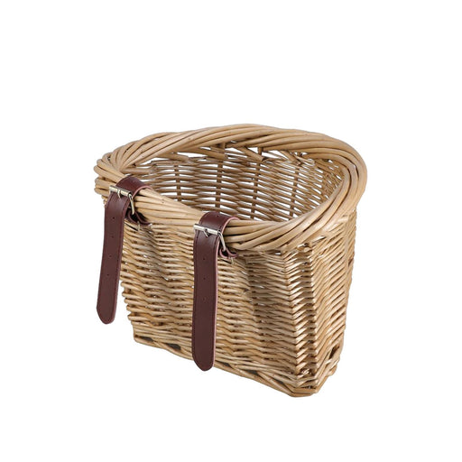 Crofta Wicker Woven Bike Basket for Kids Bicycle Front Basket for Children Shopping