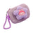 Cartoon Plush Purse Pendant Keychain for Gifts Party Favors Supplies Holiday Purple