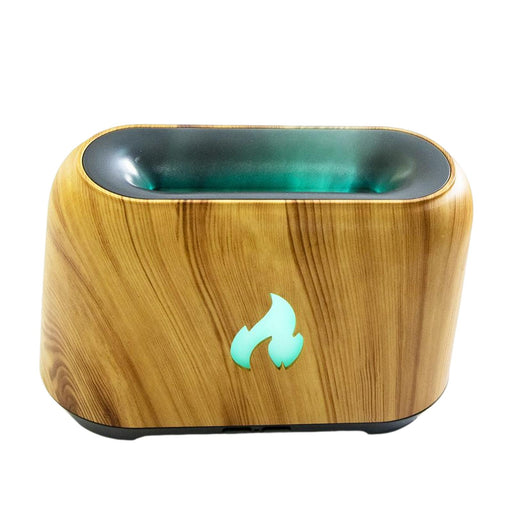 Crofta Silent Aroma Diffuser Decorative USB Charging for Living room Yoga Room Wood Color