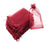 Crofta 100x Organza Bags Wedding Birthday Reusable Party Favors Christmas Gift Bags Red