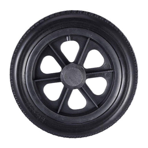 Crofta 12inch Wheelchair Replacement Rear Wheel for Wheelchairs Walkers Accessories Black