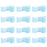 Crofta 12pcs Non Woven Self Adhesive Cohesive Wrap Bandage Tape Blue