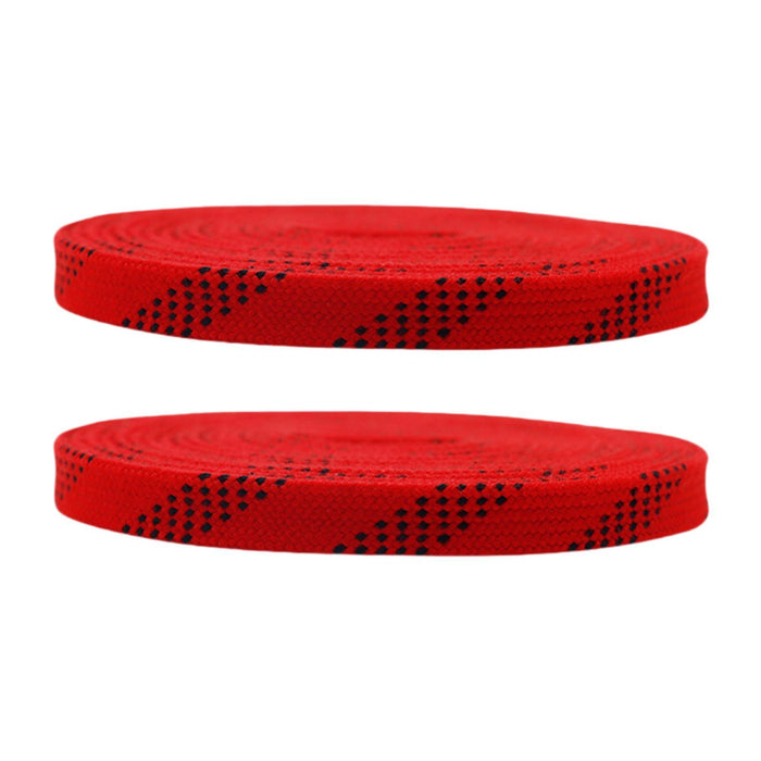 Crofta 1 Pair Hockey Skates Laces Figure Skate Laces for Figure Skates Roller Derby 213cm Red