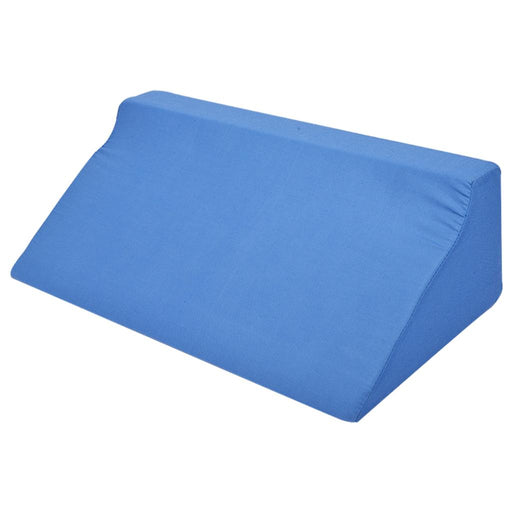 Wedge Pillow Soft with Washable Cover for Sleeping  blue cloth