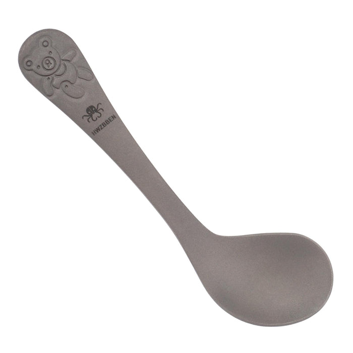 Titanium Soup Spoon Tableware Meal Rice Ladle Reusable for Travel Household