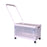 Storage Bin with Wheels and Pull Handle Folding Lidded Car Trunk Storage Box Clear