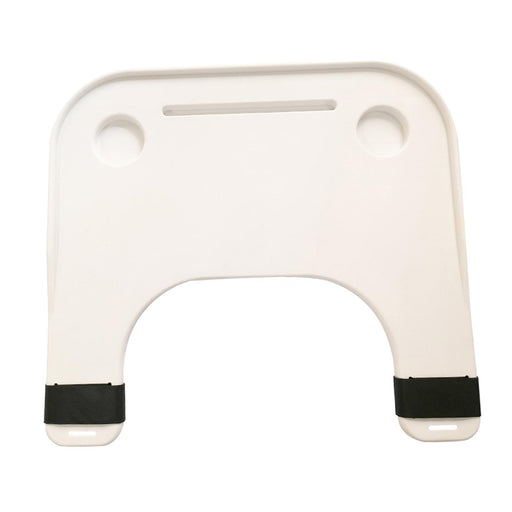 Wheelchair Tray Double Cup Holder Easy to Install and Remove White