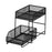 Crofta Under Sink Organiser Rack 2 Tier Countertop Organizer for Countertop Kitchen L