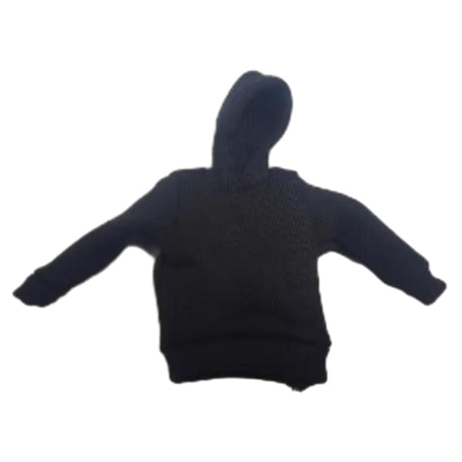 Crofta 1/12 Scale Male Figure Hoodies Top for 6 inch Male Collectable Action Figure Black