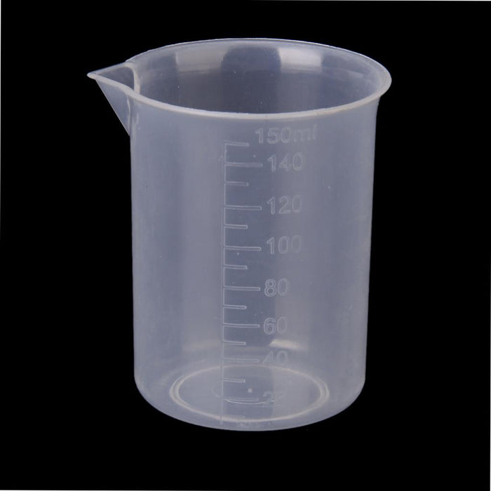 Crofta 100ml + 150ml + 250ml Kitchen Lab Graduated Beaker Cup Measuring Container Test