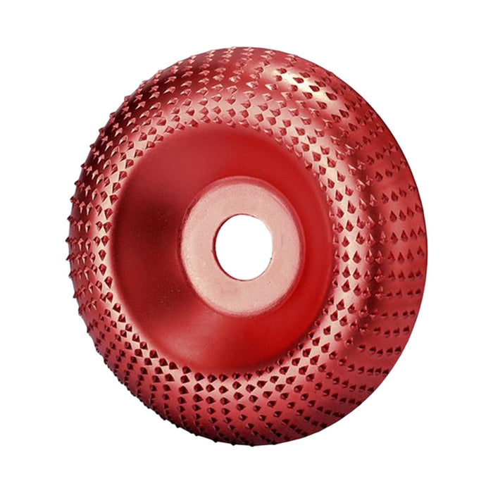 Wood Grinding Wheel Durable Woodworking Tool Sanding Disc for Ceramics Glass Red