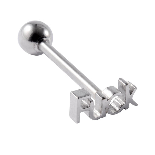 Crofta Tongue Stud Stainless Steel Letter Tongue Stud for Girls Boys Weddings Party D