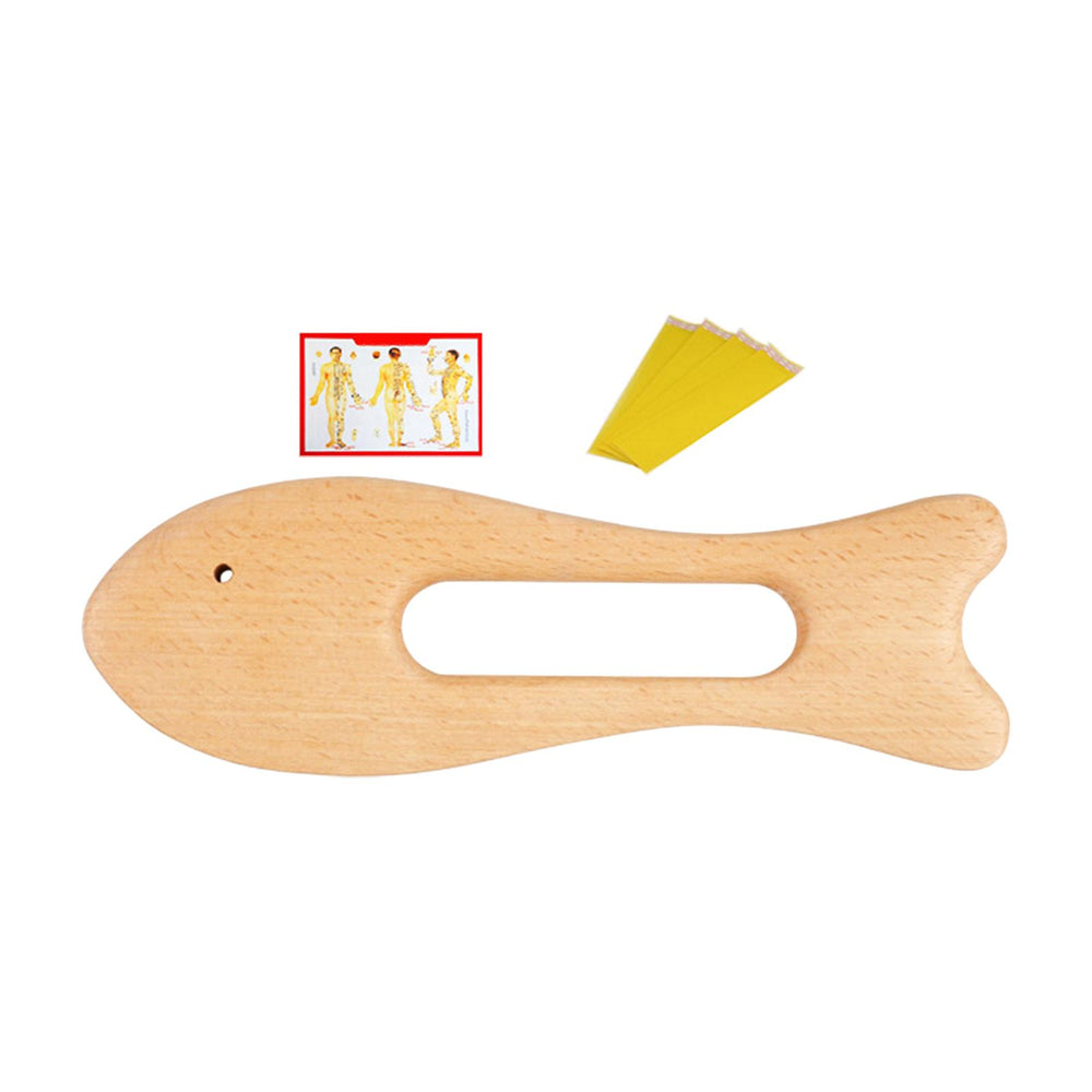 Crofta Wooden Gua Sha Tool Lightweight Portable Durable for Outdoor Health Care