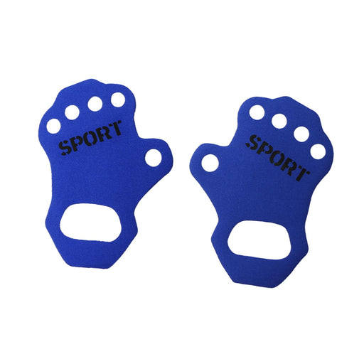 Crofta Workout Gloves Hand Grips Weightlifting Grip Pads for Men Women Deadlift S Blue