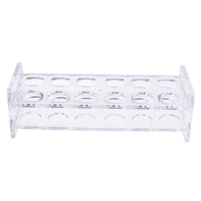 Crofta 12 Holes Liquor Cup Holders Bar Party Tools Wine Racks Acrylic Wine Racks