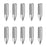 10pc 100gr  Design Steel Archery Arrow target Tip Practice Head Silver